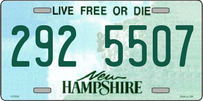 NH license plate 2925507