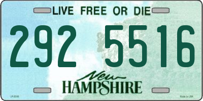 NH license plate 2925516