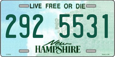 NH license plate 2925531