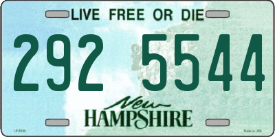 NH license plate 2925544