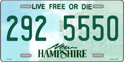 NH license plate 2925550