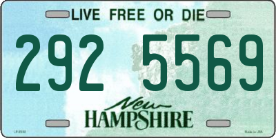 NH license plate 2925569