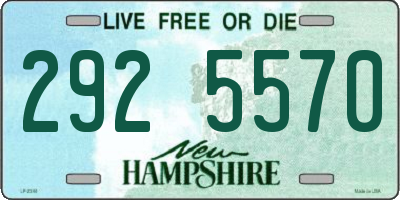 NH license plate 2925570