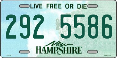 NH license plate 2925586