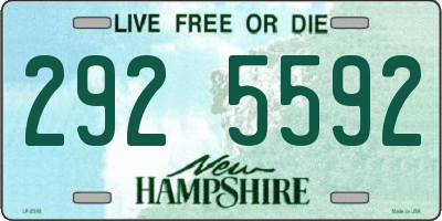NH license plate 2925592