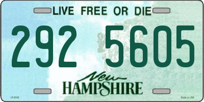 NH license plate 2925605