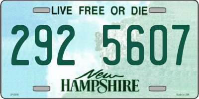 NH license plate 2925607