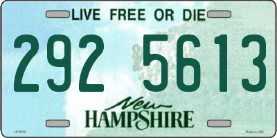 NH license plate 2925613