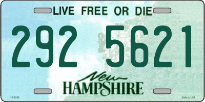 NH license plate 2925621
