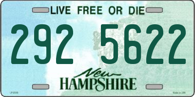 NH license plate 2925622