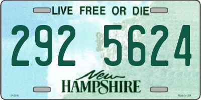 NH license plate 2925624