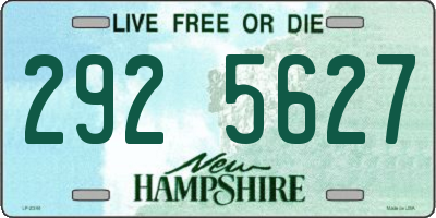 NH license plate 2925627