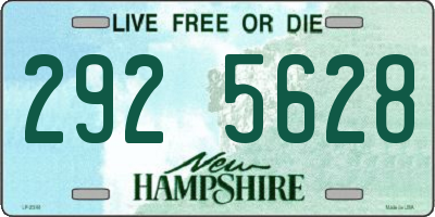 NH license plate 2925628