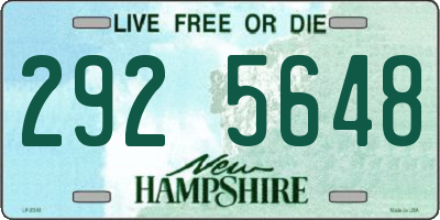 NH license plate 2925648