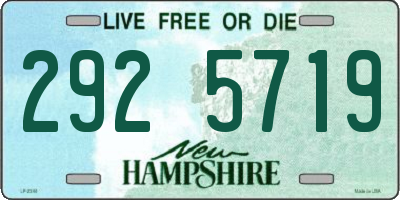 NH license plate 2925719