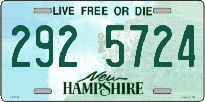 NH license plate 2925724