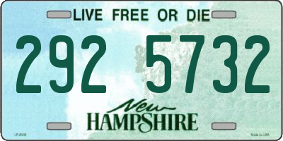 NH license plate 2925732