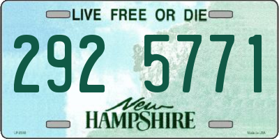 NH license plate 2925771