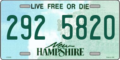 NH license plate 2925820