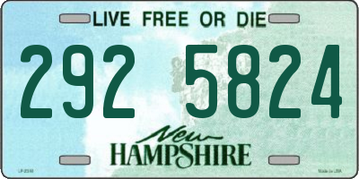 NH license plate 2925824