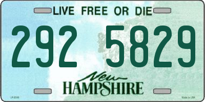 NH license plate 2925829