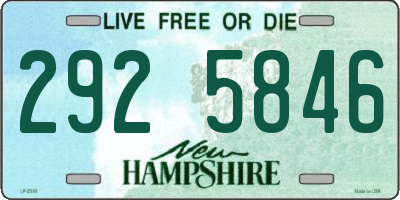 NH license plate 2925846