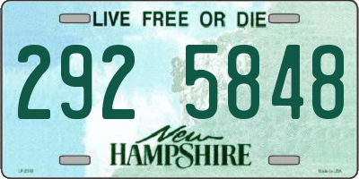 NH license plate 2925848
