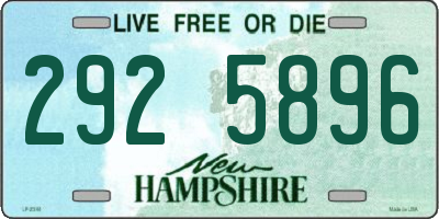 NH license plate 2925896