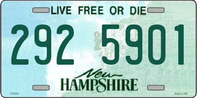 NH license plate 2925901