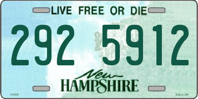 NH license plate 2925912