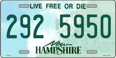NH license plate 2925950