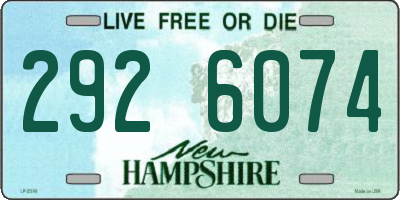 NH license plate 2926074