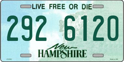 NH license plate 2926120