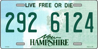 NH license plate 2926124