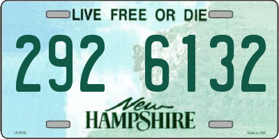 NH license plate 2926132