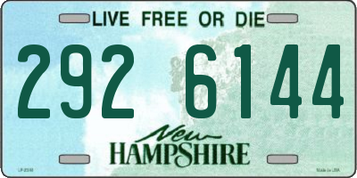 NH license plate 2926144