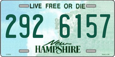 NH license plate 2926157