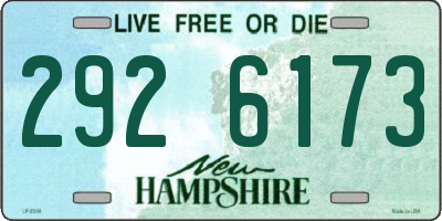 NH license plate 2926173