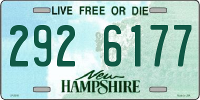 NH license plate 2926177