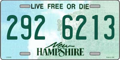 NH license plate 2926213
