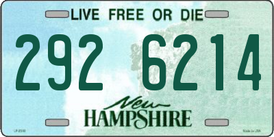 NH license plate 2926214