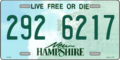 NH license plate 2926217