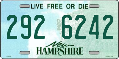 NH license plate 2926242