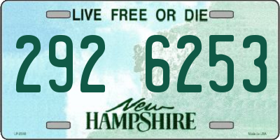 NH license plate 2926253