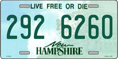 NH license plate 2926260