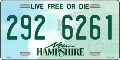 NH license plate 2926261