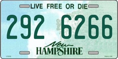 NH license plate 2926266