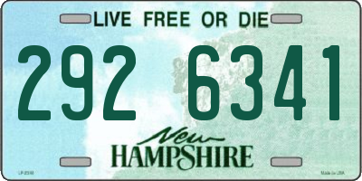 NH license plate 2926341