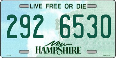 NH license plate 2926530