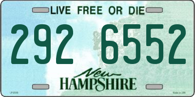 NH license plate 2926552